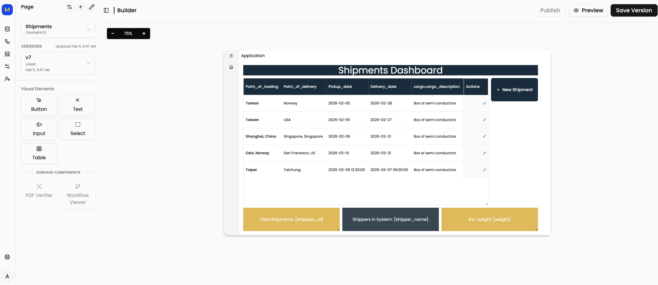 My-CLM UI Builder screenshot